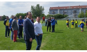 Participare la finala turneului de fotbal „Olimpiada Națională a Sportului Școlar” și înmânarea trofeului câștigătorilor - 21 mai 2017