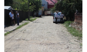 Start lucrarilor pe strazile Poligonului, Alexandru Sahia, Fdt. Alexandru Sahia si Lunei - 9 august 2018